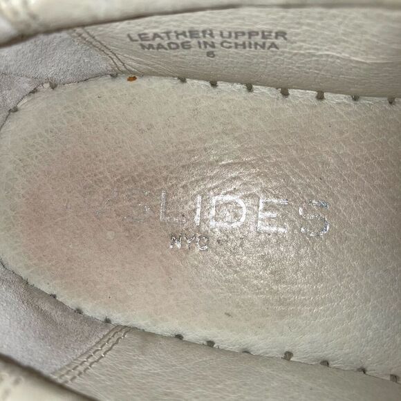 J Slides Raoul Espadrilles Pompom Accent Metallic Leather Sneaker Women’s Size 6 - Picture 11 of 15